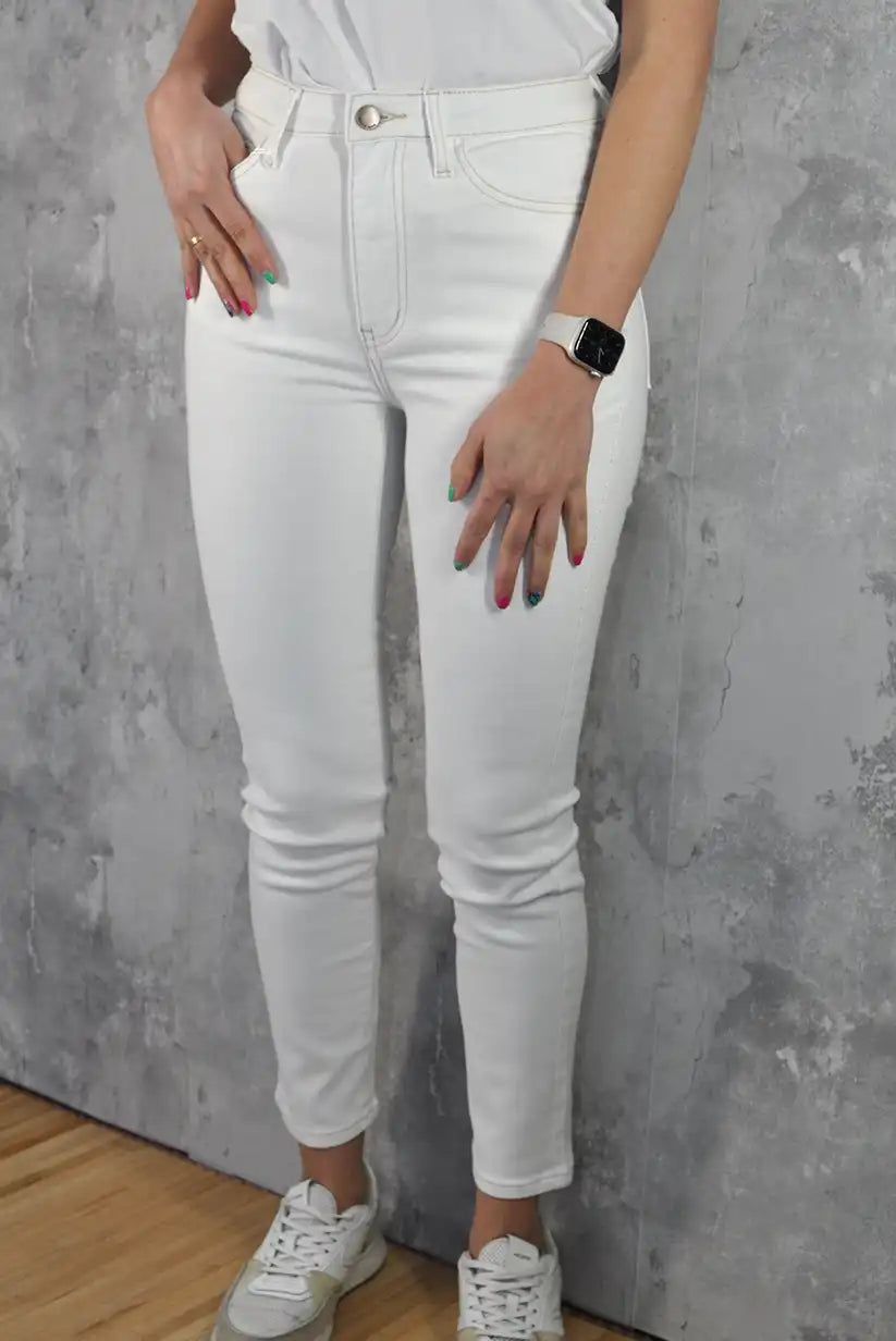 Pantalón Pitillo Blanco Mujer | Jeans Ajustados Primavera 2025 - CHICA del Sur