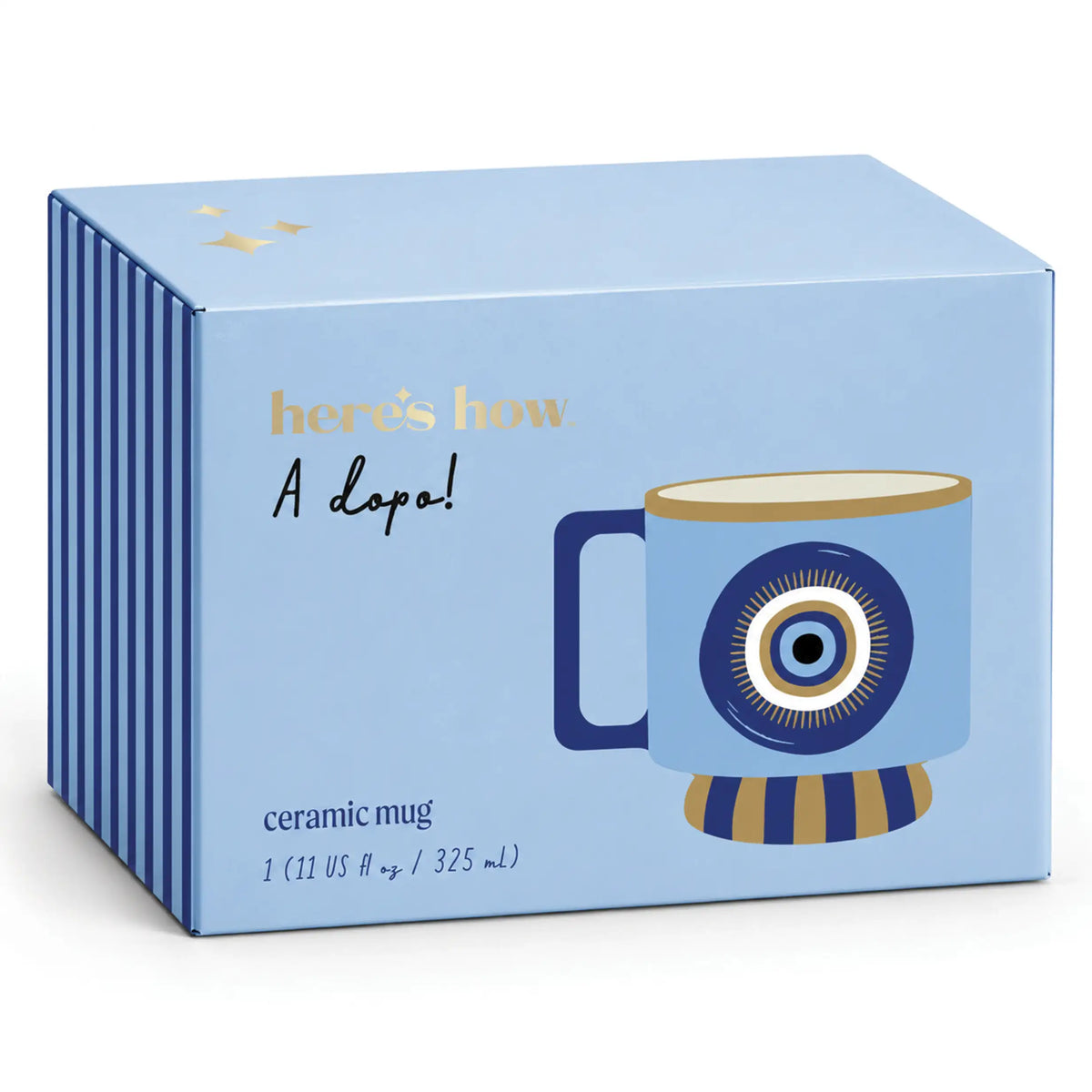 Taza de ceramica A Dopo Paddywax Ojo Turco de la suerte