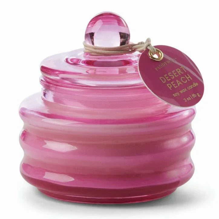 Vela en Vaso de Vidrio Paddywax Beam 85g - Melocotón del Desierto | Aroma Dulce y Diseño Vintage - CHICA del Sur