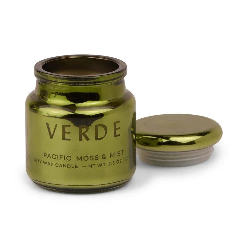 Vela en Vaso Metálico Paddywax Chroma 71g - Musgo del Pacífico | Elegancia y Aroma Natural - CHICA del Sur