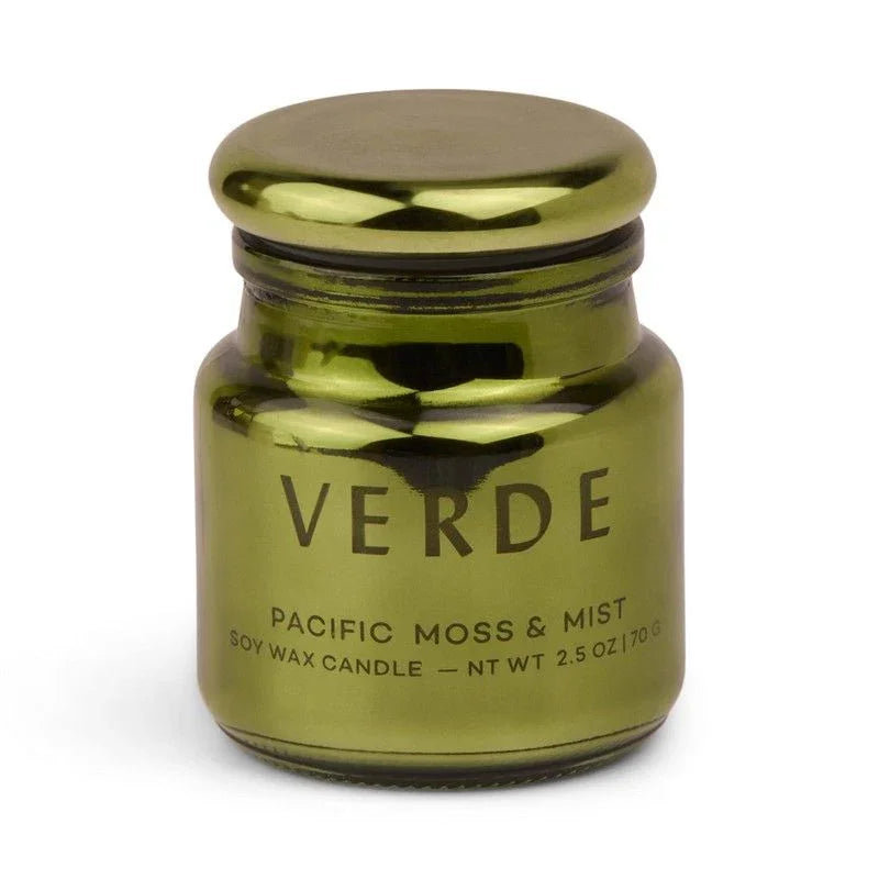 Vela en Vaso Metálico Paddywax Chroma 71g - Musgo del Pacífico | Elegancia y Aroma Natural - CHICA del Sur