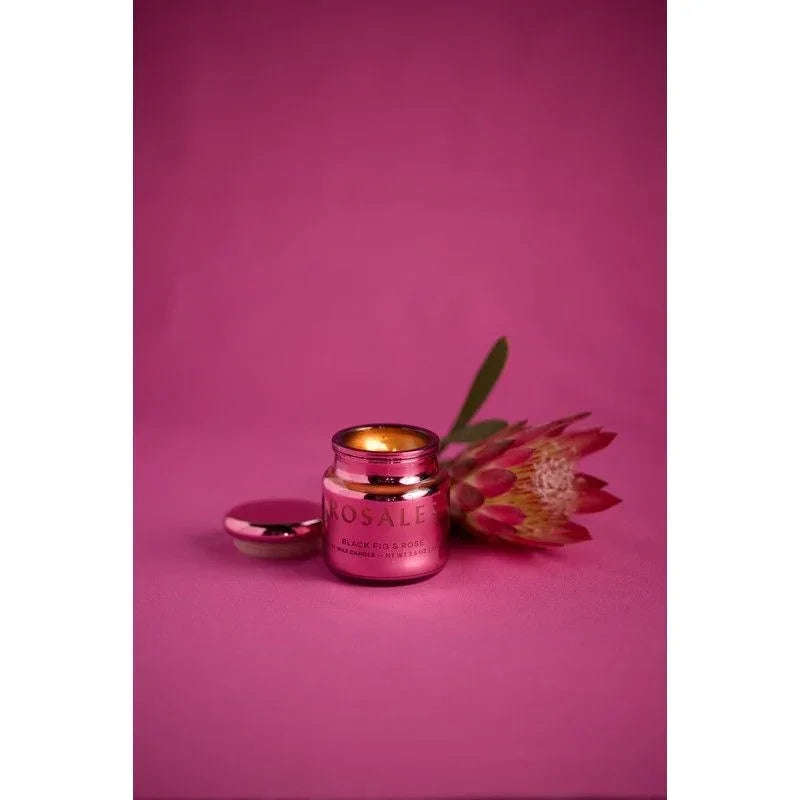 Vela en Vaso Metálico Paddywax Chroma 71g - Rosa & Azafrán | Aroma Floral y Diseño Sofisticado - CHICA del Sur