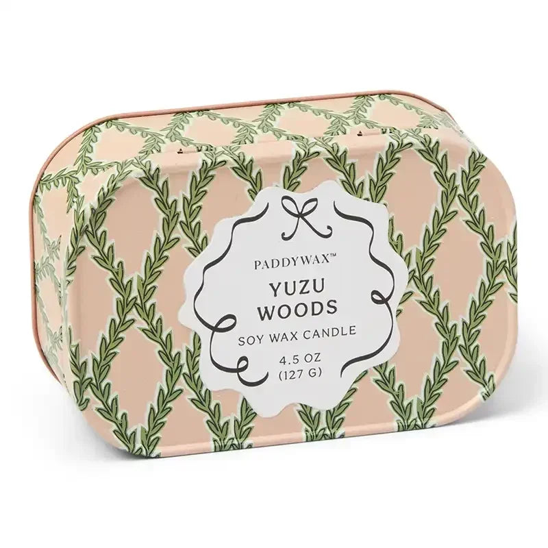 Vela CHERIE Yuzu Woods 127g | Aroma cítrico fresco con diseño Vintage - CHICA del Sur