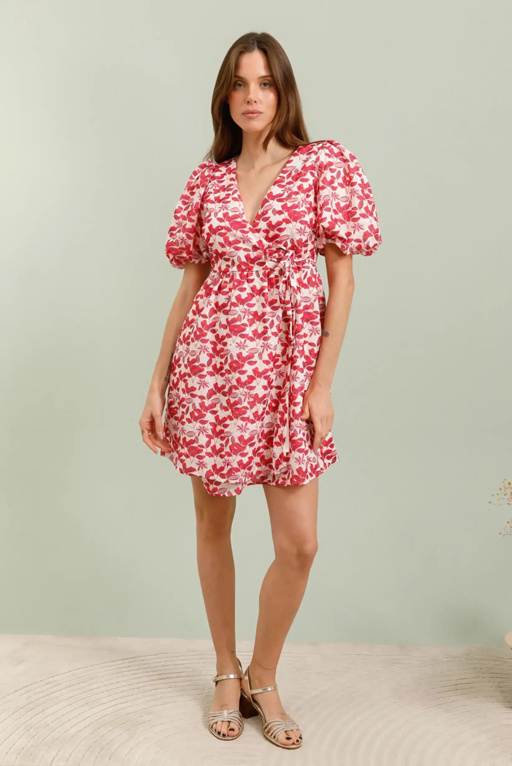 spring floral mini dress Light Blue Floral Mini Dress | Trendy Women's Dresses