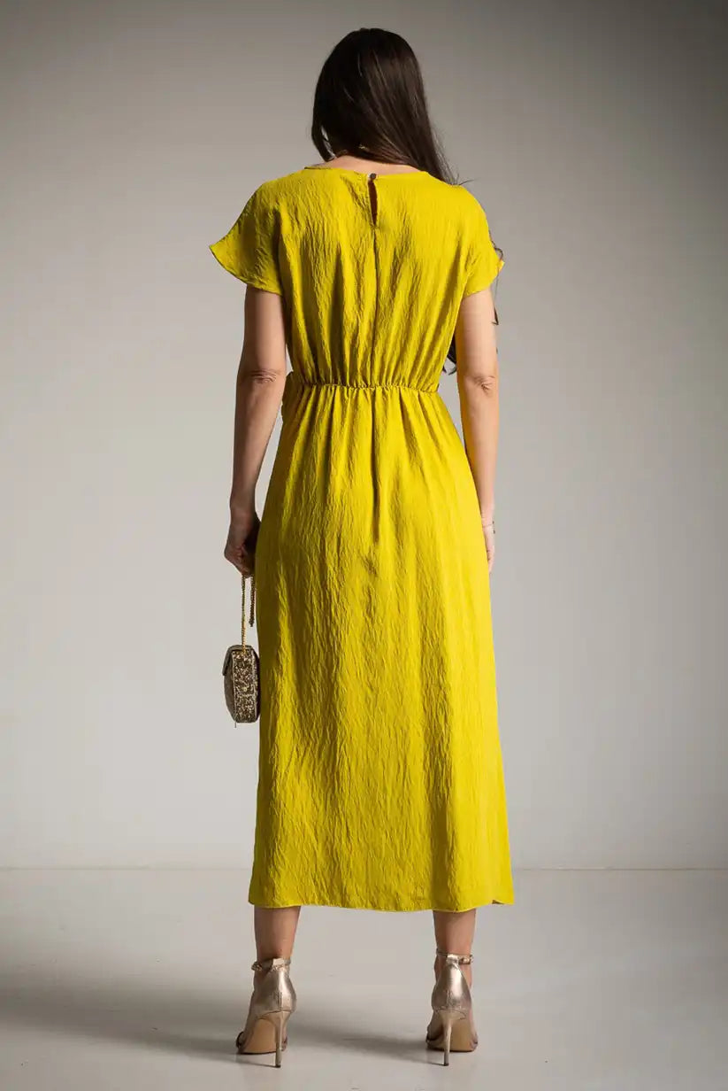 Vestido lima mujer primavera verano | Color vibrante y diseño cómodo - CHICA del Sur