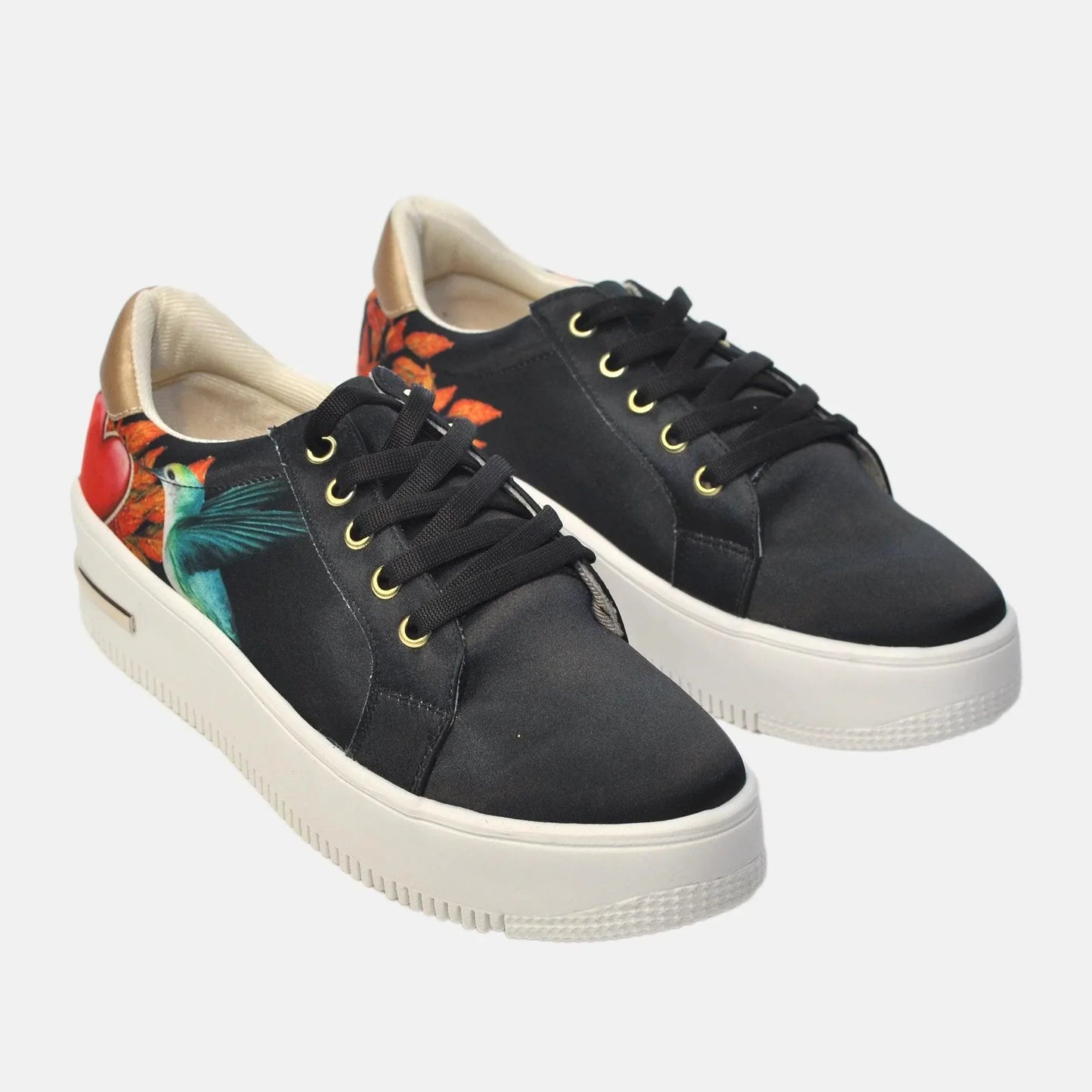 Zapatillas Urbanas de Mujer Colibrí Corazón - Moda Sostenible Cuero Vegano | CHULA Tulum - CHICA del Sur