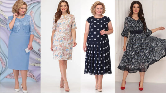 Vestidos cortos de mujer elegantes y modernos para mujeres de 40 años, estilos variados y coloridos