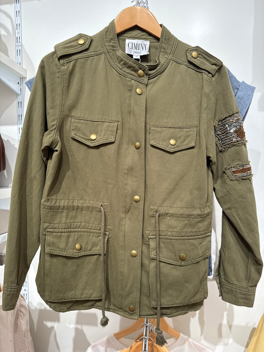 Chaqueta Kaki Military Charm