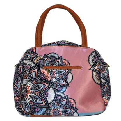 Bolso de hombro y bandolera grande Ana Mandala Rosa | CHULA Tulum - CHULA Tulum