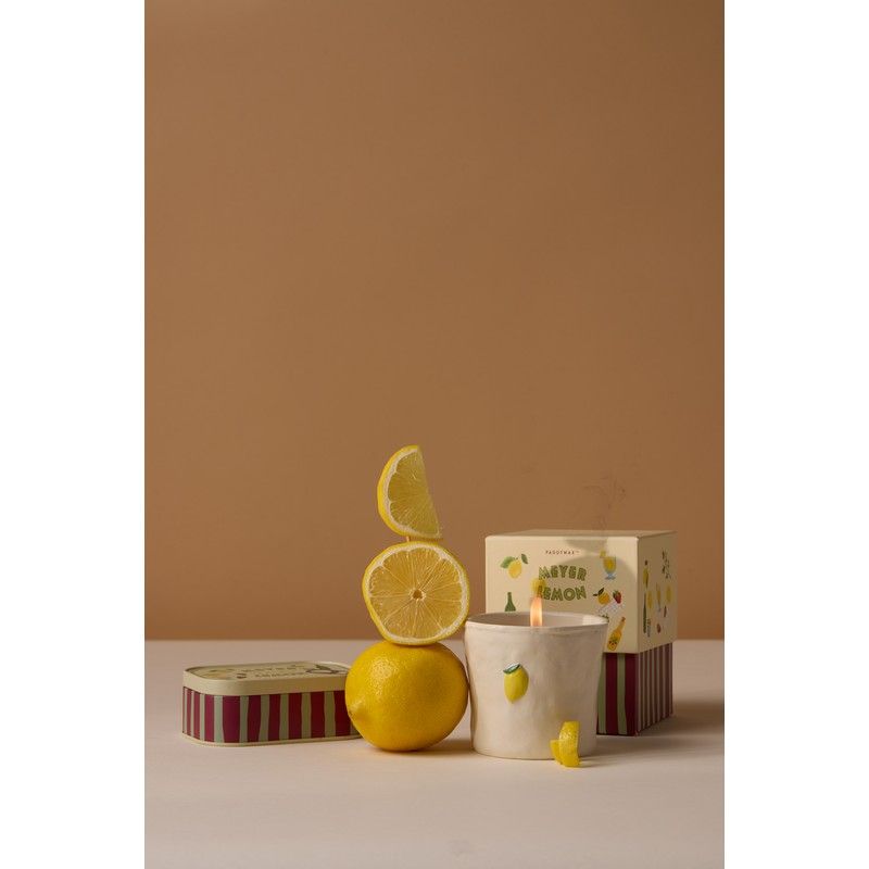 Vela de Cerámica Paddywax Bistro 226g - Limón Meyer | Frescura Cítrica y Diseño Artesanal - CHICA del Sur