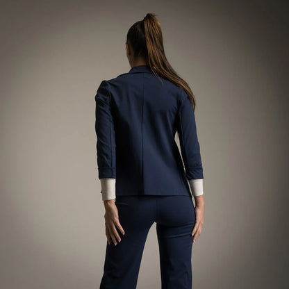 Blazer de mujer entallada Azul Marino - CHICA del Sur
