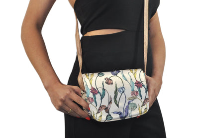 Bolso bandolera pequeño de mujer Julie Shoulder Flores Peonia | CHULA Tulum - CHULA Tulum