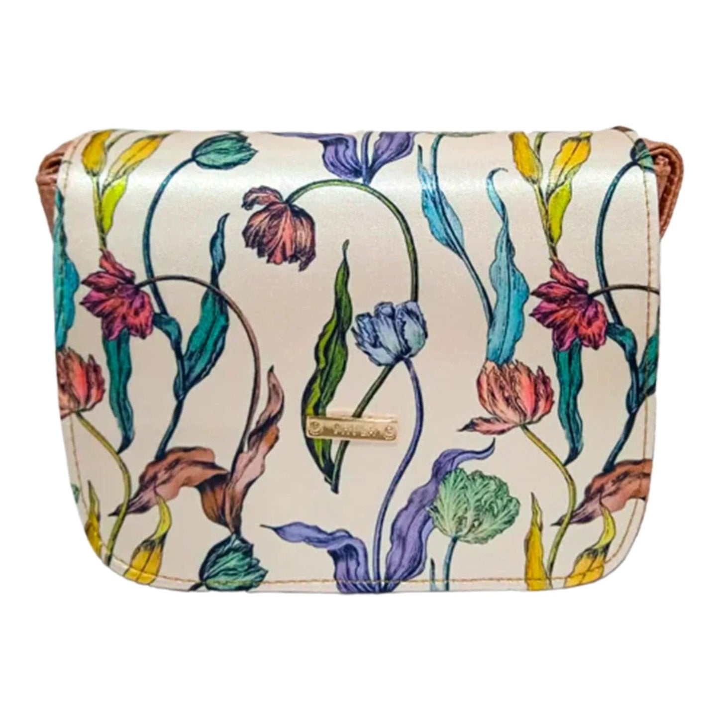 Bolso bandolera pequeño de mujer Julie Shoulder Flores Peonia | CHULA Tulum - CHULA Tulum