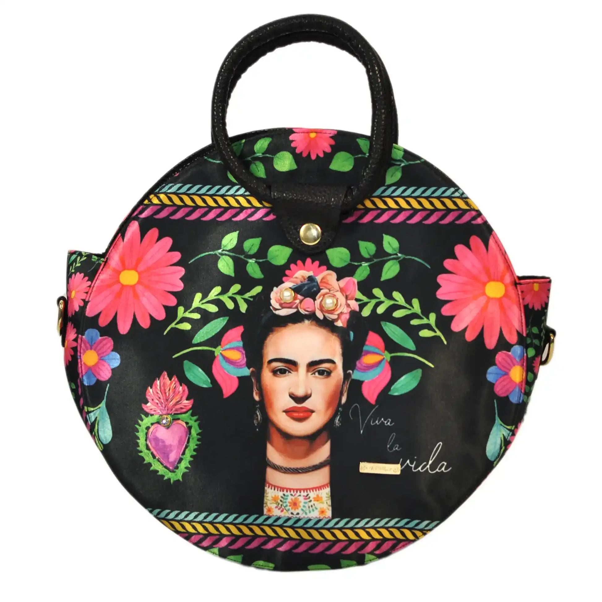 Bolso de mano y bandolera circular mediana de mujer Anabel Frida Rouse | CHULA Tulum