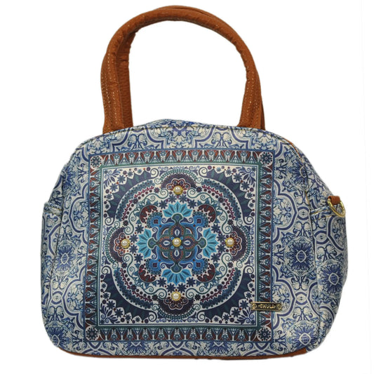 Bolso de Mano y Bandolera Mediano de mujer regalo original Milly Jigsaw Mandala | CHULA Tulum