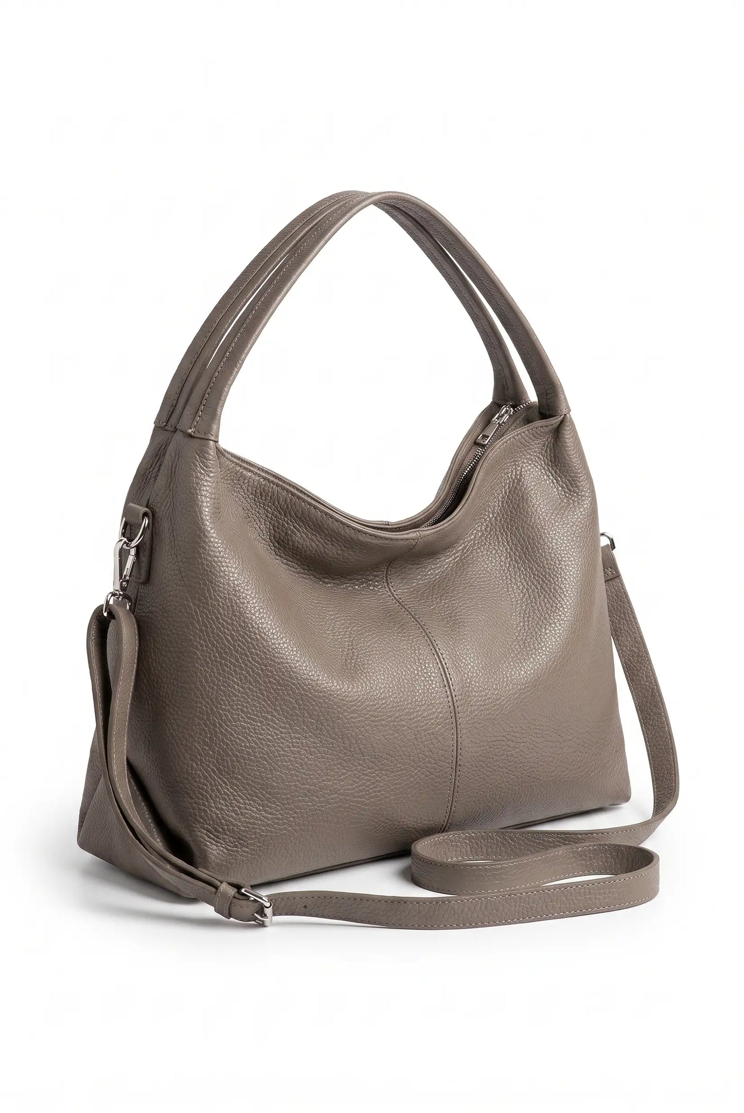 Bolso de mano y de hombro mediano piel