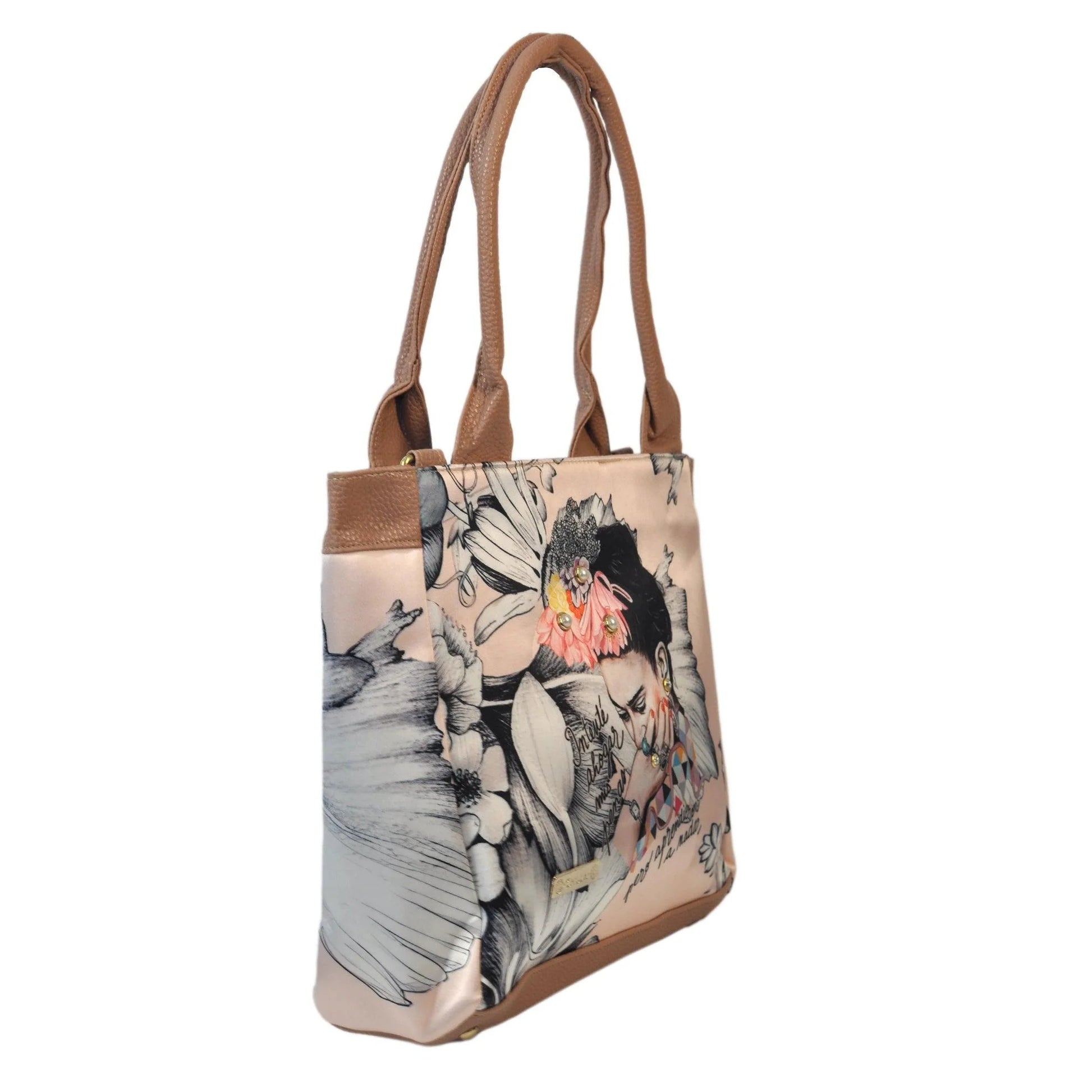 Bolso de hombro y bandolera grande de mujer Angie Frida Romance | CHULA Tulum - CHULA Tulum