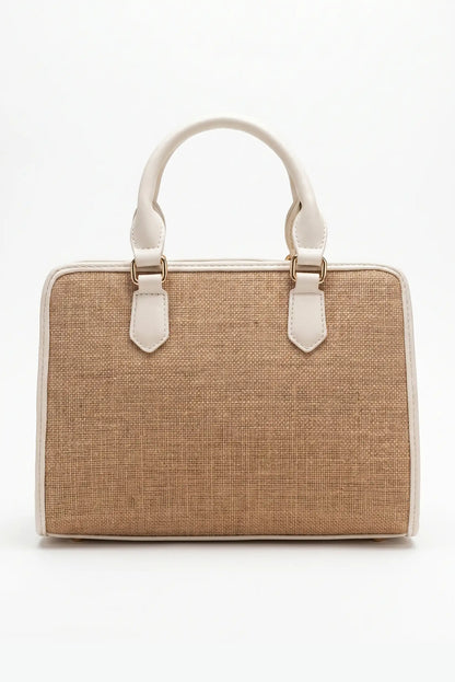 Bolso de mano y de hombro rafia con polipiel Better Life