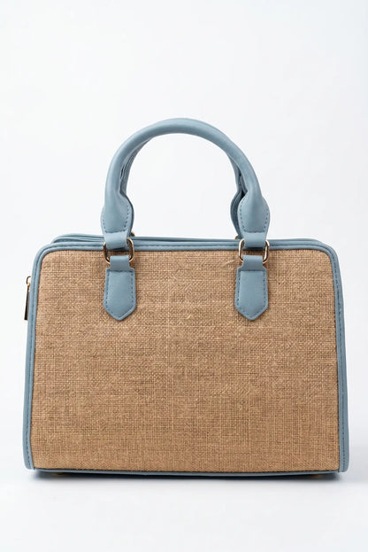 Bolso de mano y de hombro rafia con polipiel Better Life