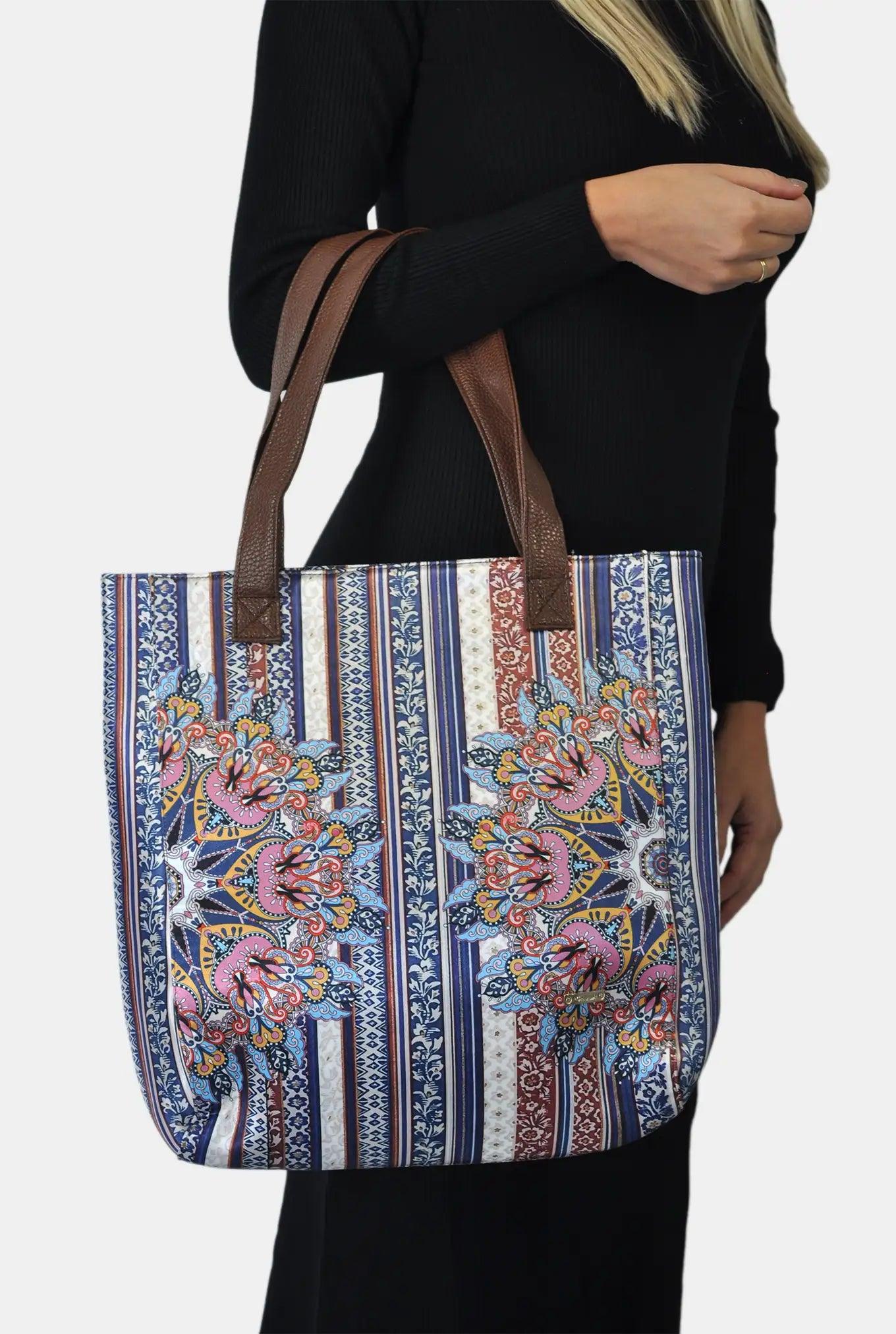 Bolso de Mujer Shopper Grande Opal Tote Mandala Fancy | CHULA Tulum - CHULA Tulum