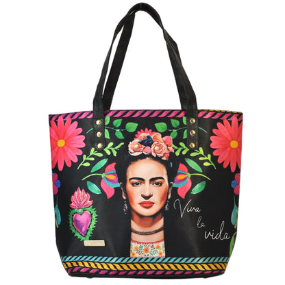 Bolso de hombro grande de mujer shopper tote Nahomi Frida Kahlo Rouse | CHULA Tulum regalo original de mujer moda sostenible