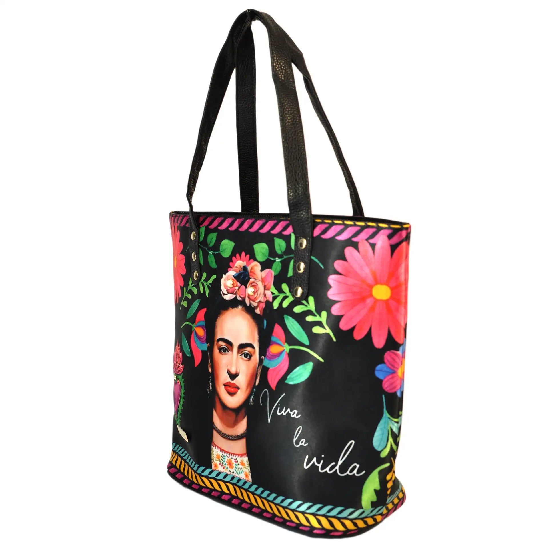 Bolso de hombro grande de mujer shopper tote Nahomi Frida Kahlo Rouse | CHULA Tulum regalo original de mujer moda sostenible