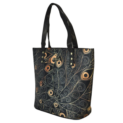 Bolso de hombro grande Nahomi de mujer Peacock Golden | CHULA Tulum bolso shopper tote regalo para mujer