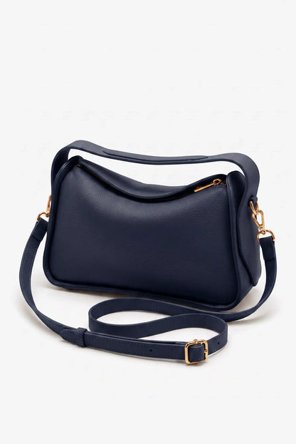 Bolso de hombro y mano mediano piel