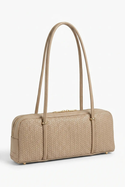 Bolso de mujer mediano de hombro trenzado asa larga