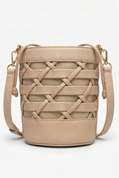 Bolso saco bombonera de mano y de hombro piel sintética