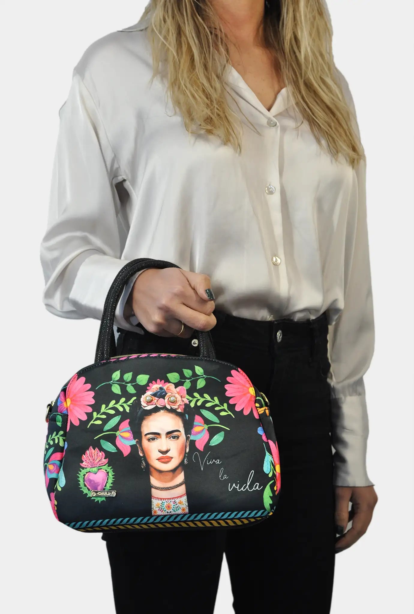 Bolso de mujer de Mano y Bandolera Mediano Milly Frida Rouse | CHULA Tulum