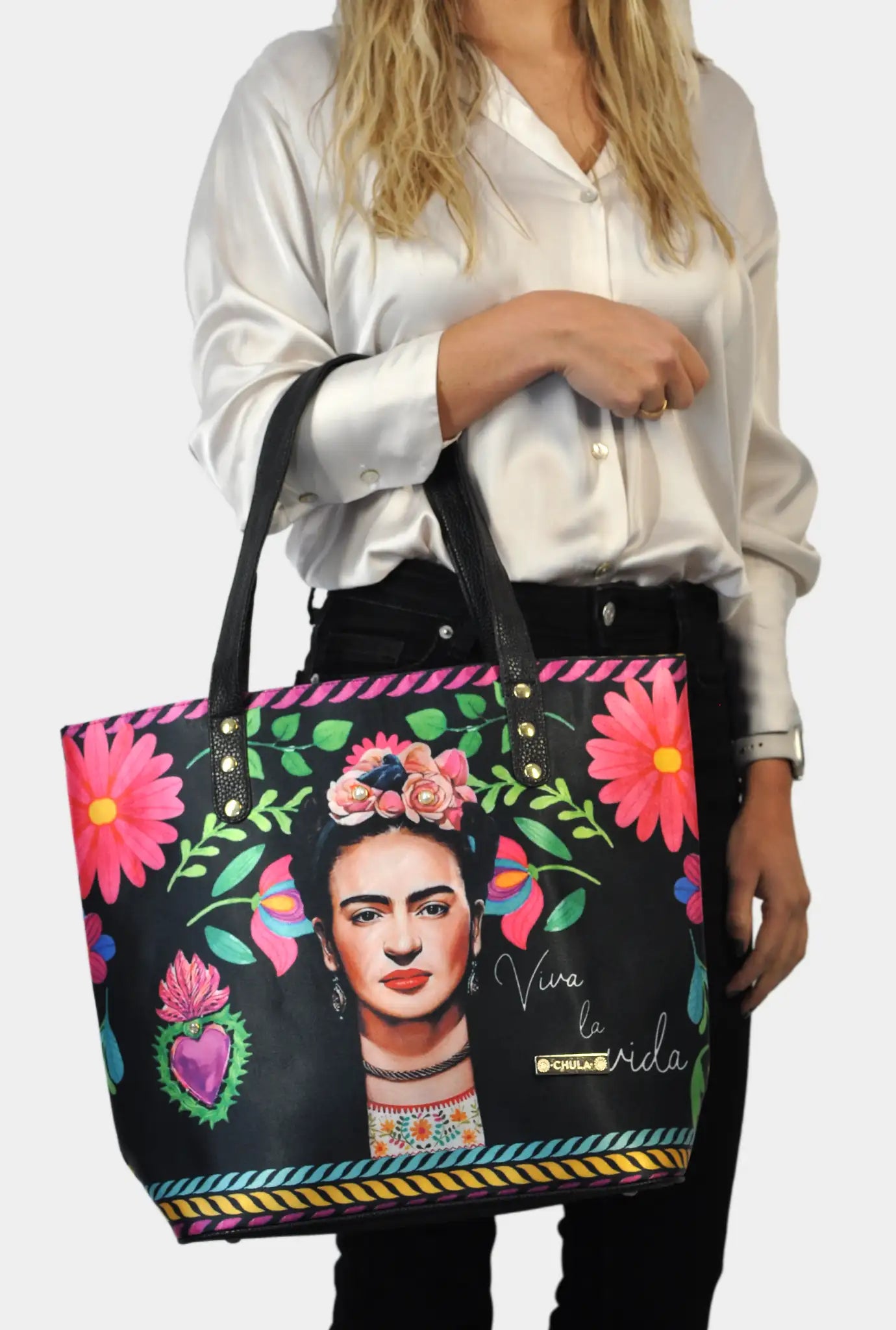 Bolso mujer de hombro grande Nahomi Frida Kahlo Rouse | CHULA Tulum