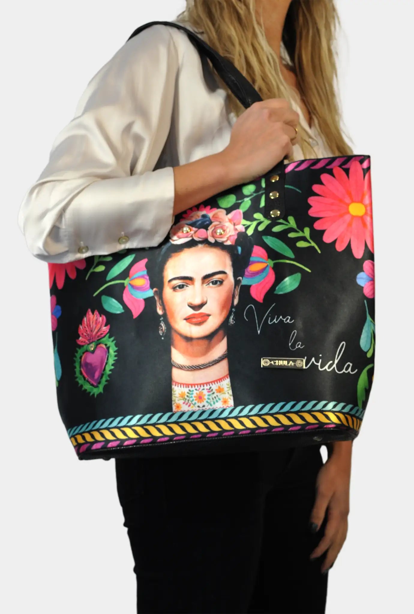 Bolso mujer de hombro grande Nahomi Frida Kahlo Rouse | CHULA Tulum