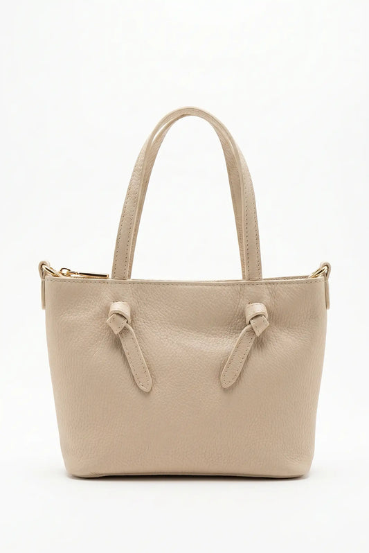 Bolso de mano pequeño en piel