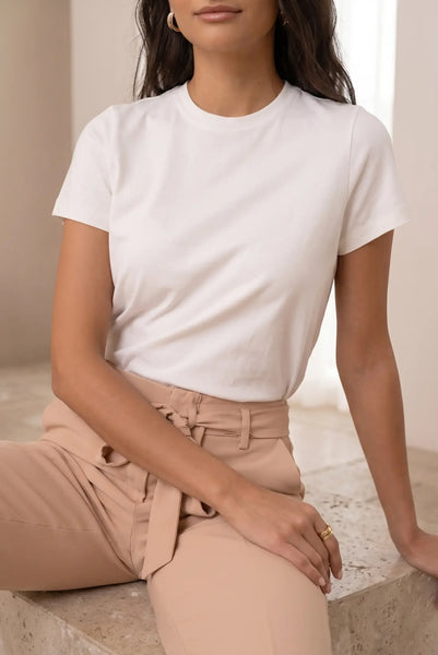 camiseta blanca camisetas mujer algodon manga corta