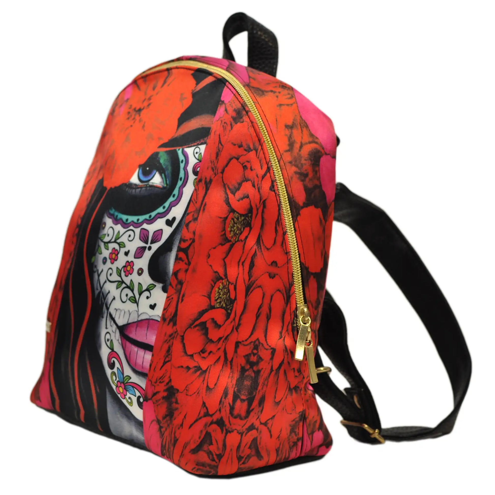 Mochila pequeña de Mujer y Bolso de hombro Mini BackPack Catrina | CHULA Tulum