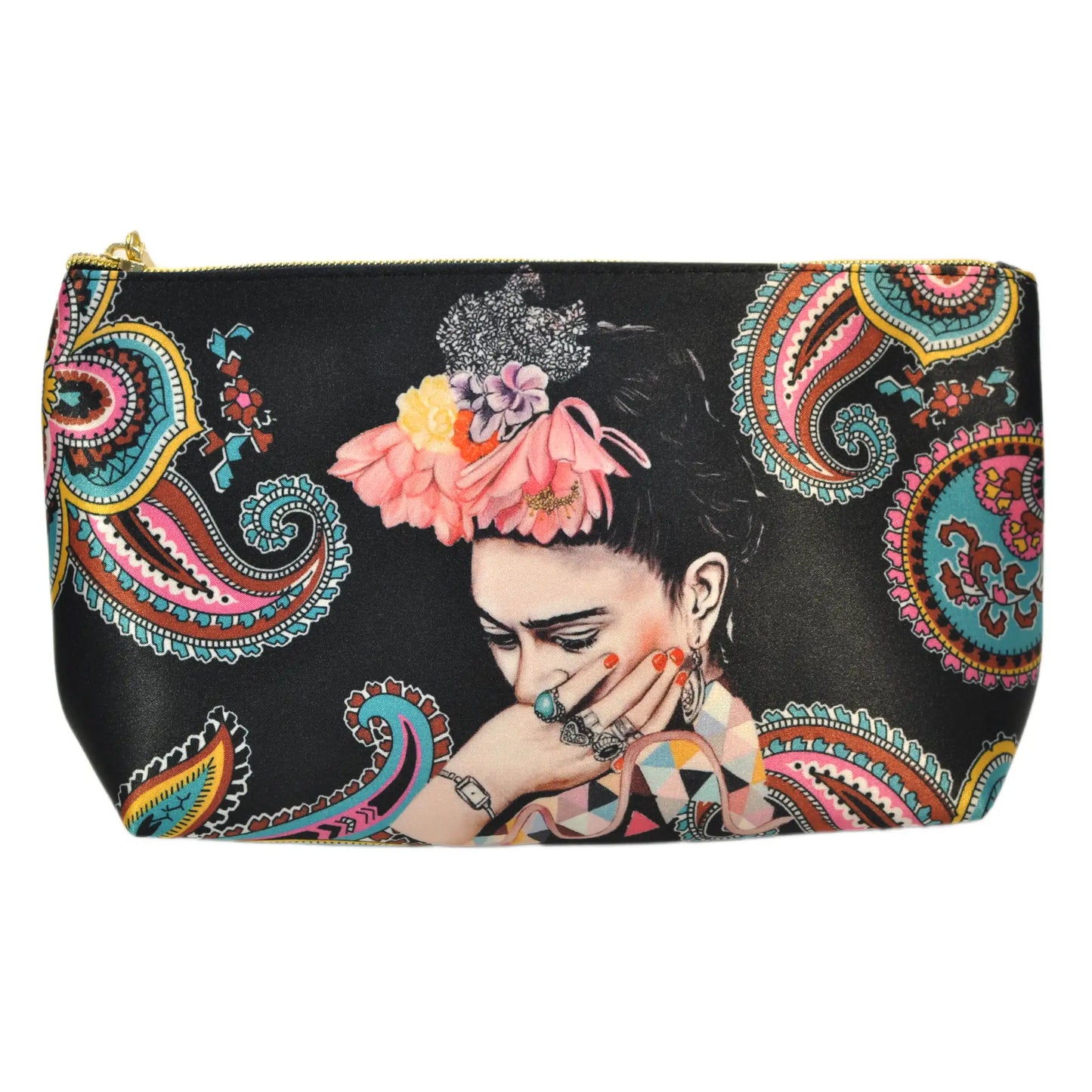 Neceser mediano de Mujer MakeUp Frida Kahlo Multicolor | CHULA Tulum