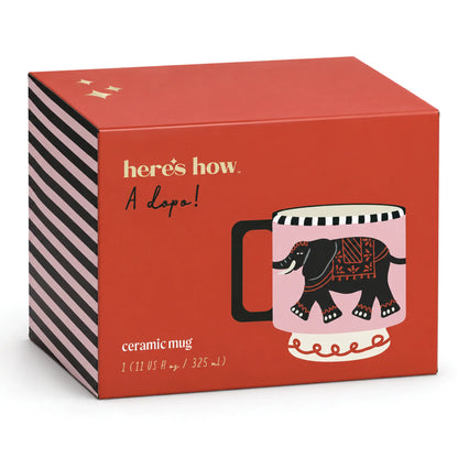 Taza de ceramica A Dopo Paddywax Elefante