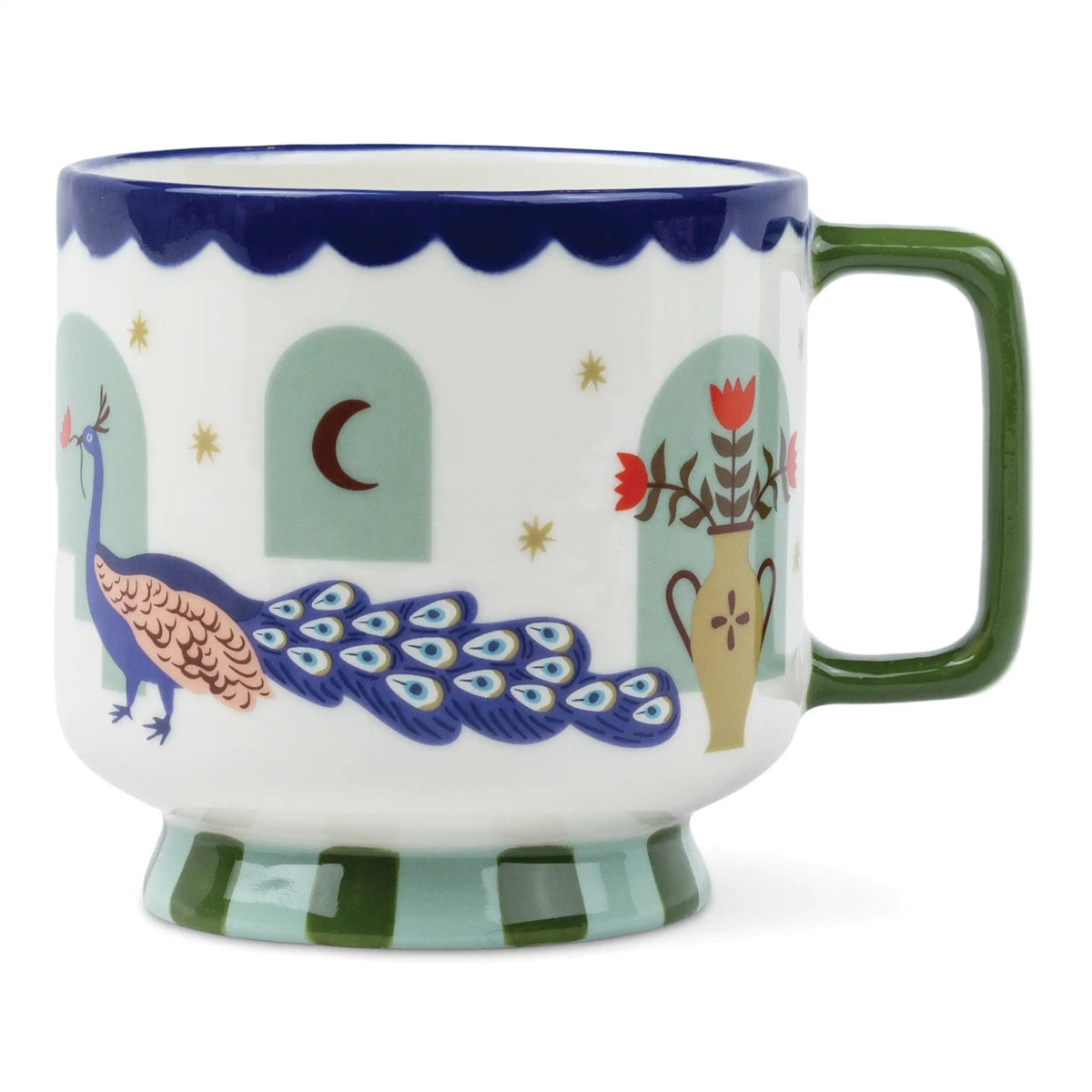 Taza de ceramica A Dopo Paddywax Pavo Real