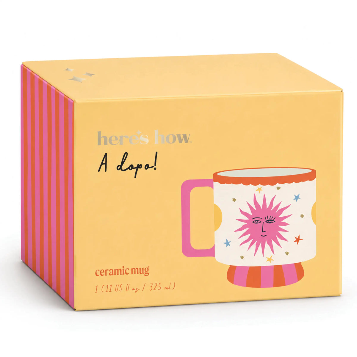 Taza de ceramica A Dopo Paddywax Sol y lunas