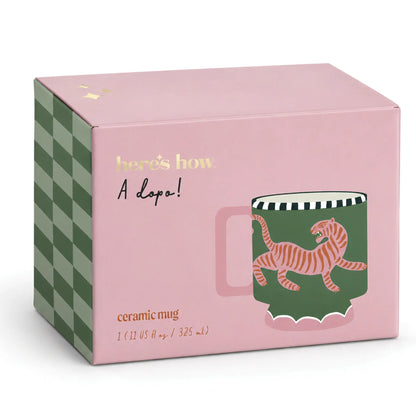Taza de ceramica A Dopo Paddywax Tigre