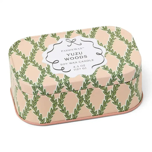 Vela CHERIE Yuzu Woods 127g | Aroma cítrico fresco con diseño Vintage - CHICA del Sur