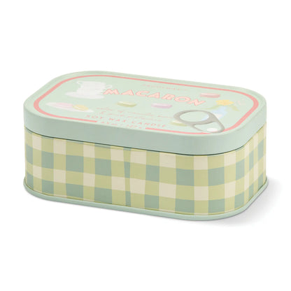 Vela Paddywax Bistro en lata Macaron 127 g. – Ámbar y pistacho
