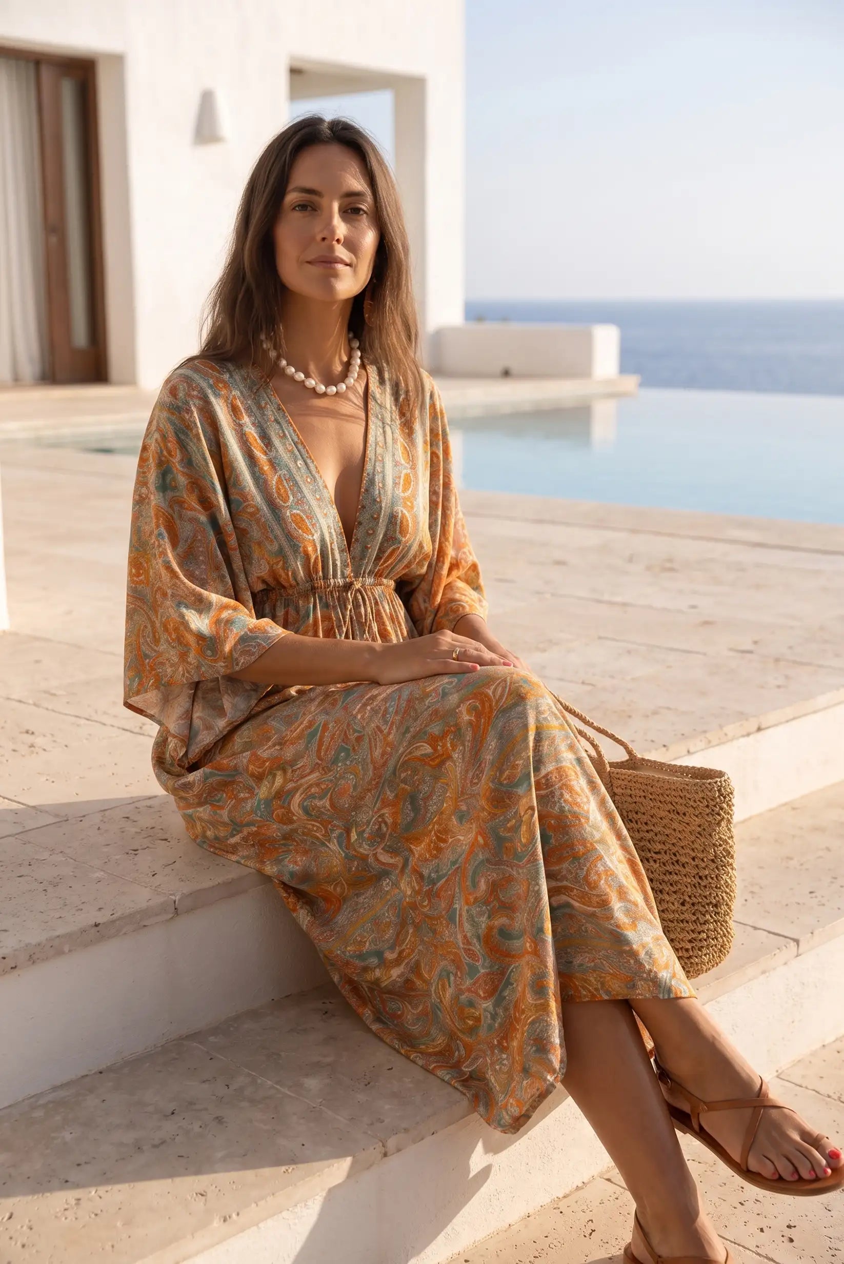 terracotta boho dress Boho-Style Printed Maxi 💃 – CHICA del Sur and everything in